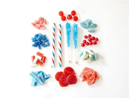 儿童节彩色糖果展示 儿童节彩色糖果展示