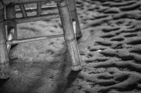 充满历史的老茶馆一角