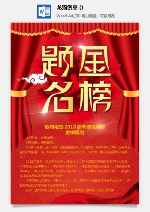 2022企业公司销售业绩年终大捷军令喜报word文档设计素材模板预览图