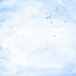 蓝色水彩清新淡雅背景图片