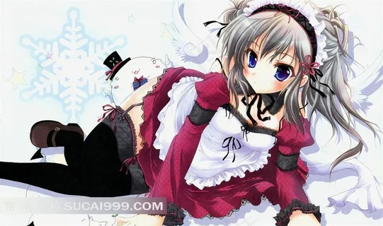 爬着的丝袜性感美少女动漫插画