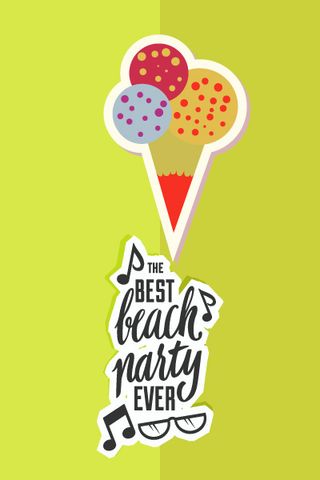 夏天海报|矢量|插画|扁平|风格