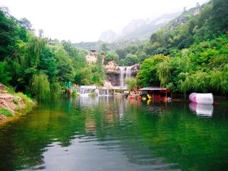 山西壶关太行山大峡谷 双龙大瀑布1