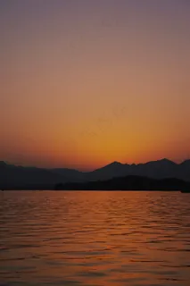 黄昏山水景色图片 黄昏山水景色图片