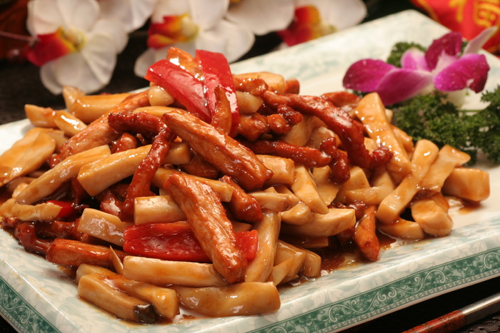 杏鲍菇炒牛柳