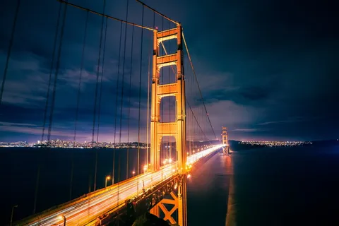 高架大桥美丽夜景图片 高架大桥美丽夜景图片