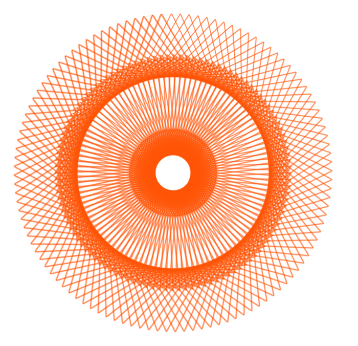 科技线条旋转曲线圆