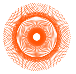 科技线条旋转曲线圆