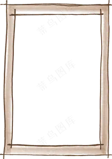 卡通边框 卡通彩色框  手绘对话框 可爱边框 免抠