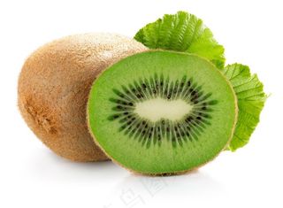 新鲜切开的猕猴桃高清图片