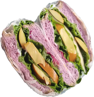 对切田园清新色调减脂期鸡排鸡腿鸡肉三明治免抠元素实物摄影素材