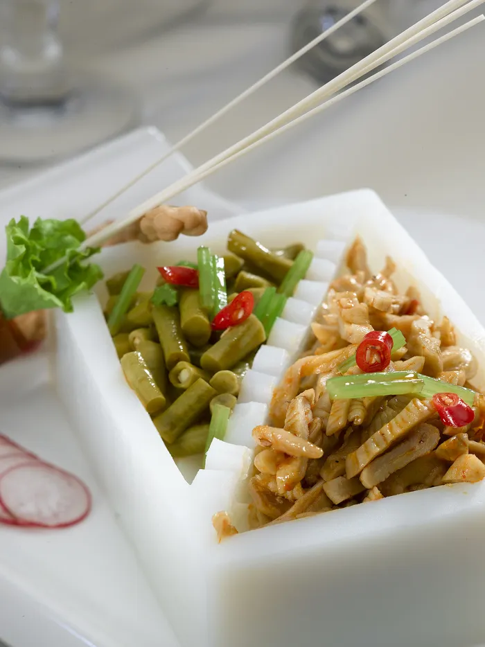 0911LCH-099酸豆角拌鸽肚