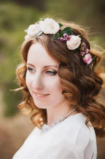 清纯的戴花美女 清纯的戴花美女