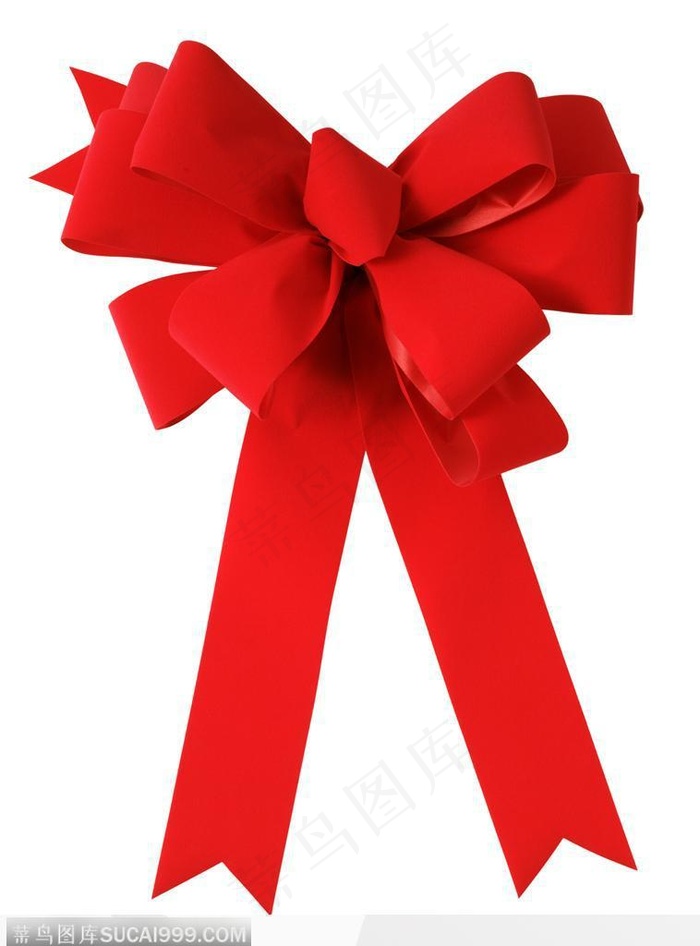 节日用品-漂亮的红色蝴蝶结
