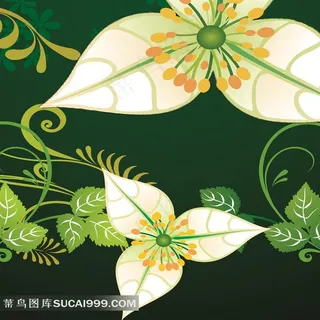 花朵装饰画设计素材