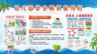 幼儿园 安全教育宣传栏