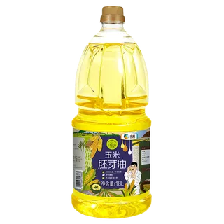 中粮初萃玉米油1.8升超市商品白底图免抠实物摄影png格式图片透明底