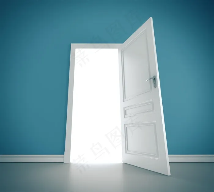 打开的门创意高清素材
