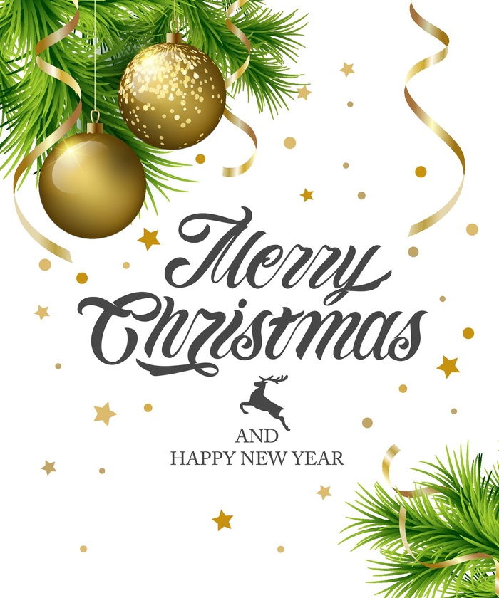 圣诞节圣诞树圣诞老人闪亮装饰电商促销折扣海报