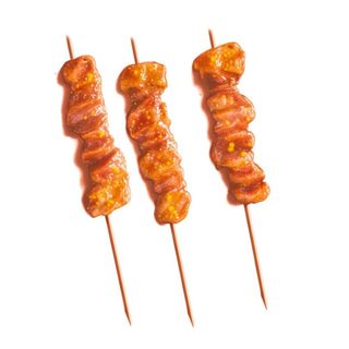 羊肉串鸡肉串美食插画元素