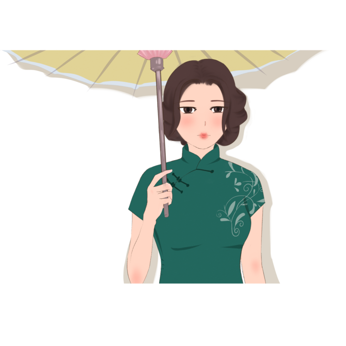传统旗袍美女 (103)