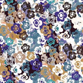 花卉唯美手绘花朵面料纹理手机壳布料面料印花服装矢量图案素材