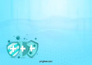 新冠疫情医疗护盾病毒光效背景