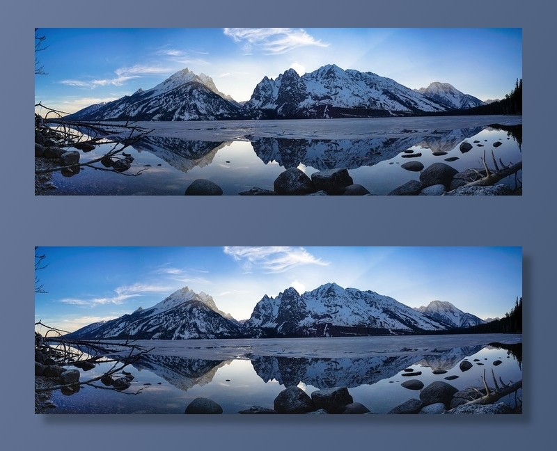 冬天自然背景风景