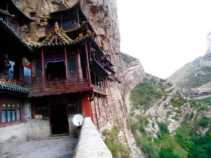 山西旅游-大同悬空寺风光12