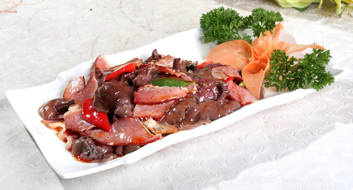 015  红肝菌炒腊肉-金港湾