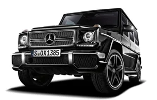 黑色梅赛德斯G级Gelandewagen汽车PNG图片免抠