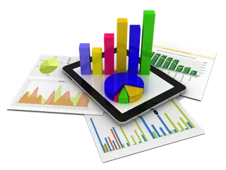 数据图分析表卡通少儿兴趣班