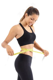 量腰围的运动美女人物摄影高清图片 量腰围的运动美女人物摄影高清图片