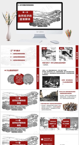 近代史历史PPT模板ppt模版预览图