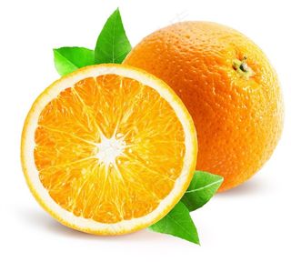 切开的橙子高清图片