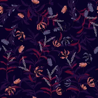 花卉唯美手绘花朵面料纹理手机壳布料面料印花服装矢量图案素材