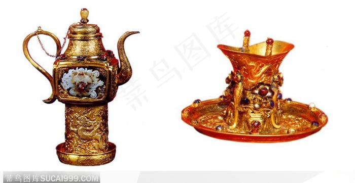 定陵珍宝-金酒器