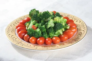 番茄炒西兰 18元