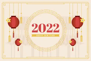 新年海报贺卡红包背景