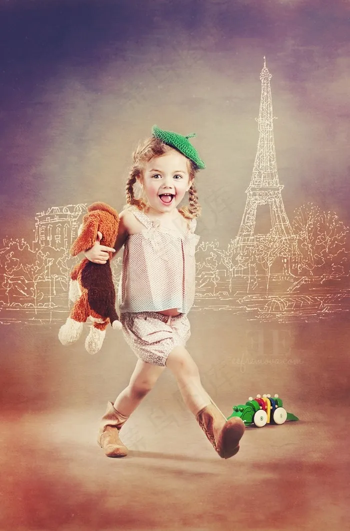 小可爱模特摄影图