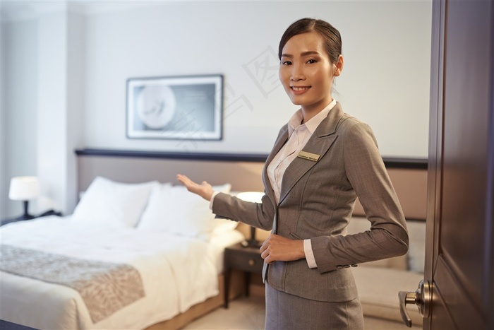 酒店环境与服务人员高清图片