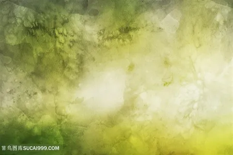 绿色水彩水墨底纹背景图片素材