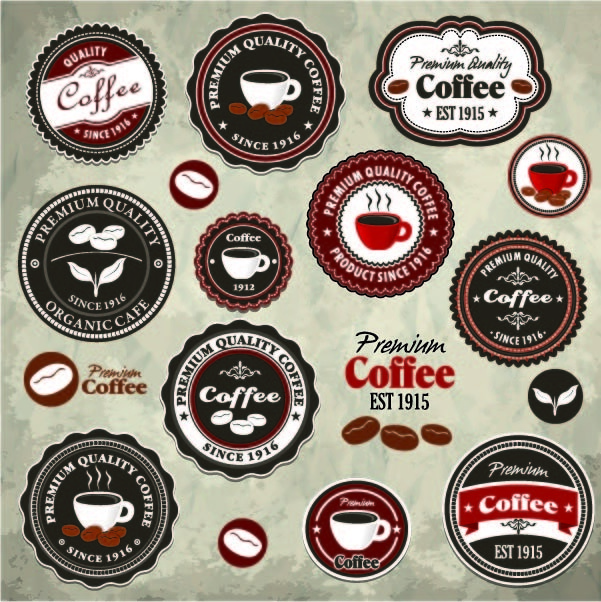 免抠古典食品标签