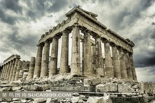 古建筑废墟图片