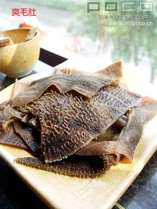 爽毛肚美食元素菜品