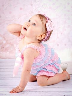 可爱的婴儿写真高清图片