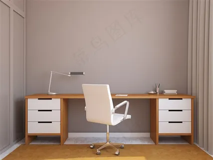 时尚书房设计图片