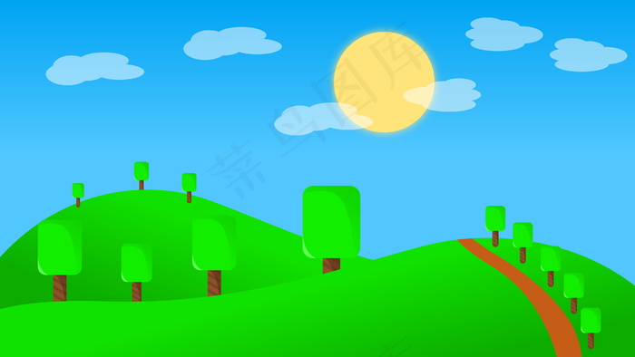 幼儿卡通海报设计图片