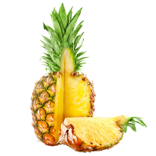 10菠萝 (2)水果超市商品白底图免抠实物摄影png格式图片透明底