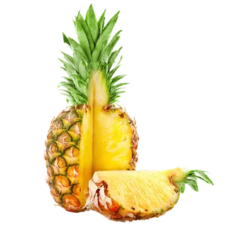 10菠萝 (2)水果超市商品白底图免抠实物摄影png格式图片透明底
